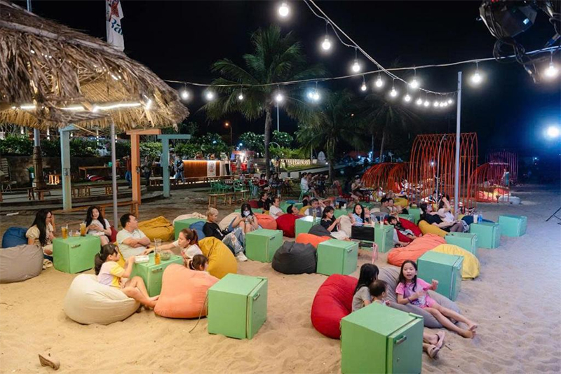 Bãi biển riêng tại Hoàn Mỹ Resort Ninh chử