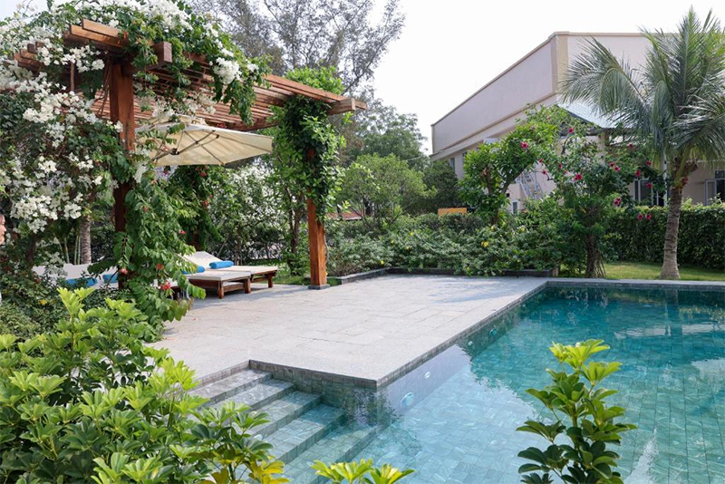 Không gian nghỉ dưỡng chữa lành tại Hoàn Mỹ Resort Ninh Chử