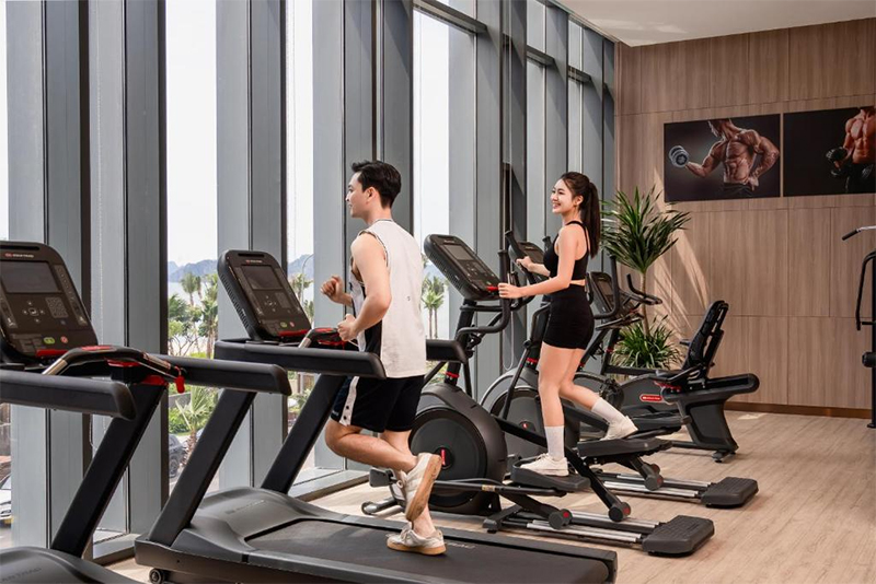 Phòng tập gym tại À La Carte Hạ Long Bay